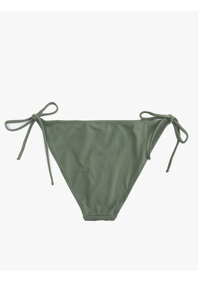Koton Astarlı Yanları İpli Bikini Altı Haki 5sak00043mm Haki