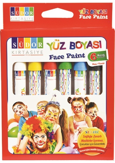 Südor Yb01 6'lı Yüz Boyası