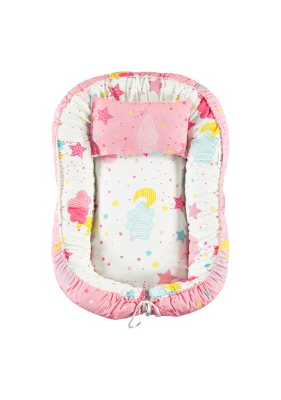 Kujju Büyük Baby Nest - Pembe 50x70 CM