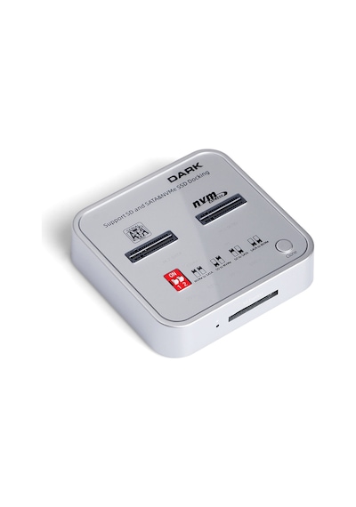 Dark M2 SSD Disk İstasyonu Klon ve SD Kart Destekli