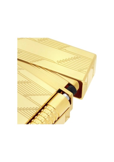 S.t. Dupont Le Grand Guilloche Monogram Gold Puro Çakmağı C23178 - Tr8781
