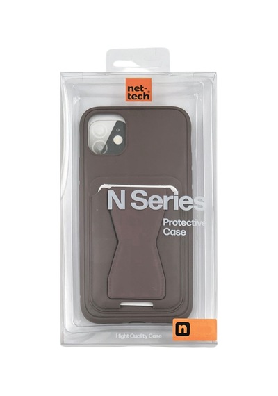 Nettech Apple Uyumlu iPhone 11 Nt-n087 Arka Koruma Kılıf - Siyah Siyah