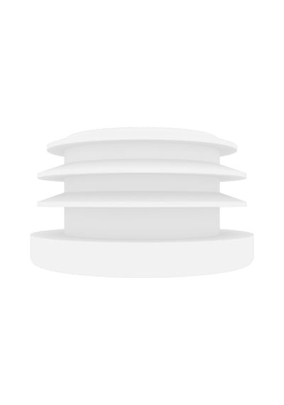 Cateksss 38 Mm Boru İçin Kademeli İçe Geçme Boru Tapası, Boru Kapak, Boru Tapa Beyaz - 5 Li Paket