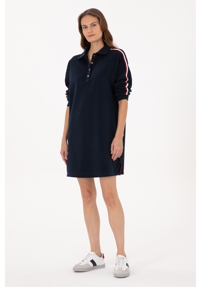 U.s. Polo Assn. Kadın Lacivert Elbise Örme 50313934-vr033 Lacivert