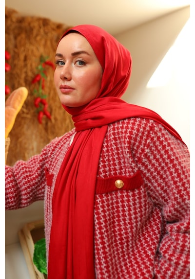 Silk Home Deluxe Şal 40004-19 Kırmızı