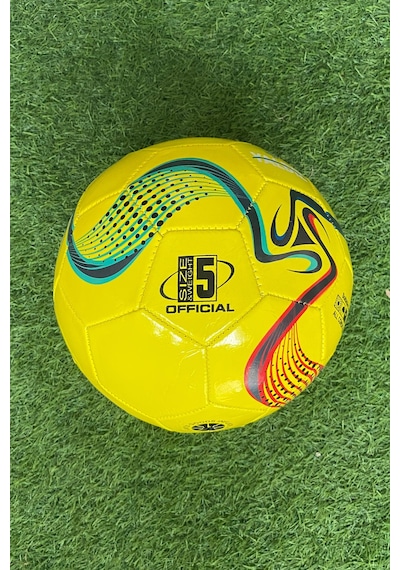 Futbol Topu Sert Zemin Halı Saha 5 Numara Sarı