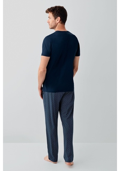 Arnetta Erkek Lacivert Pijama Takım Ar3688-s-v1 Lacivert