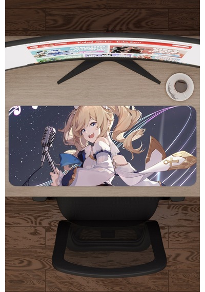 Barbara Genshin Impact Anime Gacha V3 - 70x30 Xl Gaming Mouse Pad Fare Altlığı