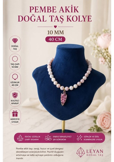 Leyan Doğaltaş Pembe Akik Doğal Taş Kolye 40 Cm Ok Ucu Doğal Taş Kolye Çelik Aparatlı El Yapı Boncuk Sevgiliye Hediye Pembe Pembe Leyan Doğaltaş Pembe Akik Doğal Taş Kolye 40 Cm Ok Ucu Doğal Taş Kolye Çelik Aparatlı El Yapı Boncuk Sevgiliye Hediye Pembe Pembe