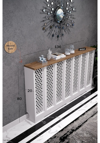 Dekoratif Petek Kaplama Modern Kalorifer Peteği Gizleme Ünitesi 11 Desen 9 Renk İç Ölçü 136 Cm Dış Ölçü 140 Cm Petek 136 Beyaz Üstü Çam D6 Dekoratif Petek Kaplama Modern Kalorifer Peteği Gizleme Ünitesi 11 Desen 9 Renk İç Ölçü 136 Cm Dış Ölçü 140 Cm Petek 136 Beyaz Üstü Çam D6