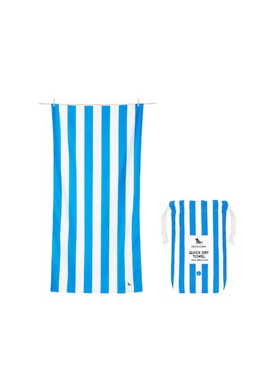 Dock And Bay Plaj Havlusu Cabana Xl Bondi Blue Mavi - Beyaz