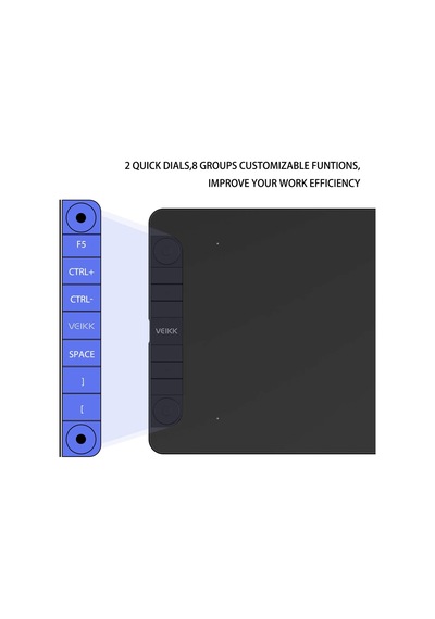 Veikk VK1060PRO 10 x 6" Grafik Çizim Tableti