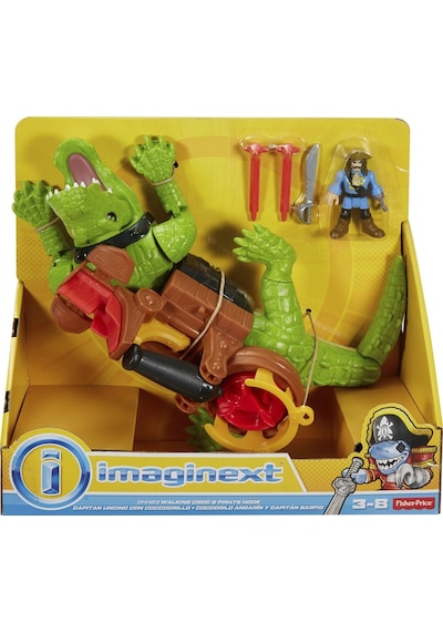 Imaginext Yürüyen Timsah ve Korsan  Hook  Dhh63