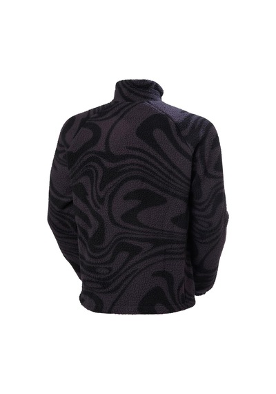 Helly Hansen Panorama Prınted Pıle Snap Mont Black Grape