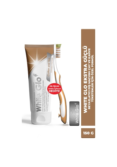 White Glo Çay & Kahve Tüketenlere Özel Beyazlatıcı Diş Macunu 150 G + Diş Fırçası