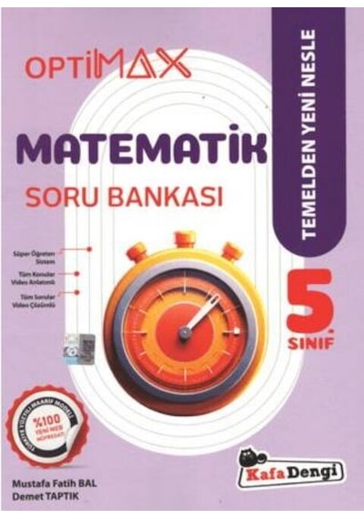 Kafadengi 2026 5. Sınıf Matematik Optimax Soru Bankası