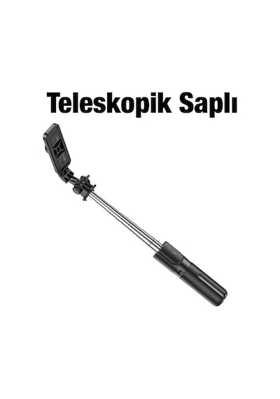 Hoco K17 Bluetooth Uzaktan Kontrol Selfie Çubuğu Tripod ve Stand Siyah