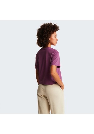 The North Face W Evolutıon Sımple Dome Crop Rlx Ss Tee Kadın Tişört Nf0a8fdhg4y1 Mor
