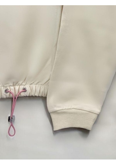 Kız Çocuk Positive Baskılı Sweatshirt-14230 KREM