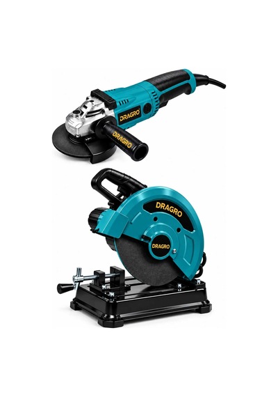 Dragro Drg-2000 Watt + 355mm M Profil Boru Kesme Makinası + 2200w Bakır Sargılı Metal Şanzıman 230mm Büyük Spiral Taşlama