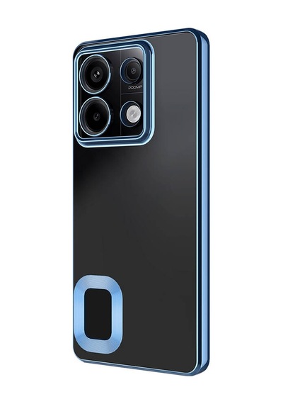 Noktaks - Xiaomi Uyumlu Xiaomi Redmi Note 13 Pro 4g - Kılıf Tek Kamera Korumalı Tatlı Sert Omega Kapak - Gümüş