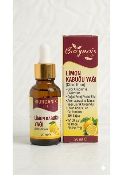 Life Limon Kabuğu Yağı 20 Ml %100 Doğal Uçucu Yağ Cilt, Masaj Ve Aromaterapi İçin