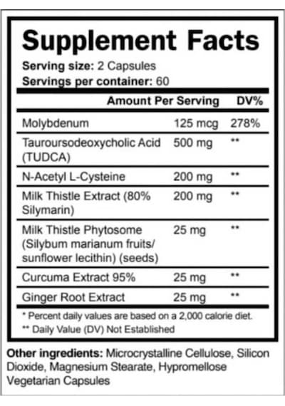 Skull Labs Liver Tudca Milk Thistle Protection 120 Capsül