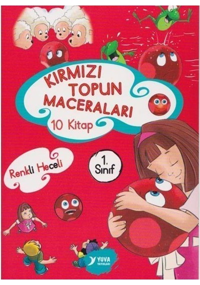 Yuva Yayınları 1.Sınıflar Için Kımızı Topun Maceraları Renkli He