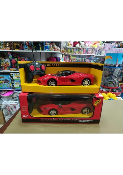 Uzaktan Kumandalı Kapıları Açılan Şarjlı Ferrari 1 : 16Ölçek Kır