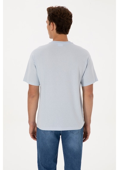 U.S. Polo Assn. U.s. Polo Assn. Erkek Açık Mavi Tişört 50324811-vr003 Acık Mavı