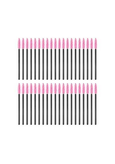 Shopexxtra 50 Li Kaş Ve Kirpik Tarama Fırçası, Tek Kullanımlık Maskara Spoolie Fırça Seti, İpek Kirpik, Microblading Ve Kalıcı Makyaj İçin
