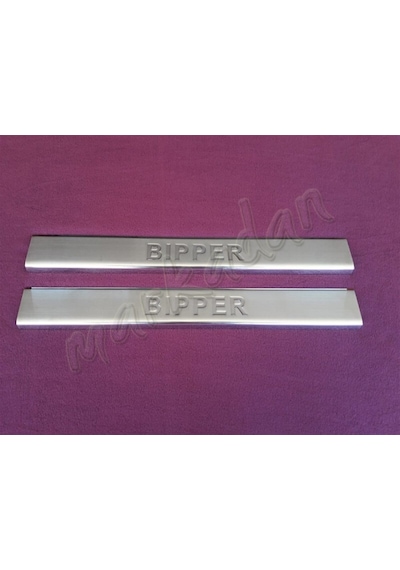 Woc Chrome Peugeot Bipper Krom Kapı Eşiği 2008 Sonrası 2 Parça Pa