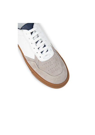 Deery Erkek Hakiki Deri Beyaz Sneaker Ayakkabı - 02005mbyzc01 Beyaz