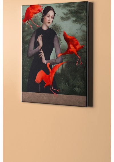 Webstyle Sayılarla Boyama Seti Kasnaklı Kırmızı Düşler 60 X 75 Cm