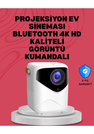 Android Sistemli Mini Projektör - Uygulama Destekli Akıllı Kullanım