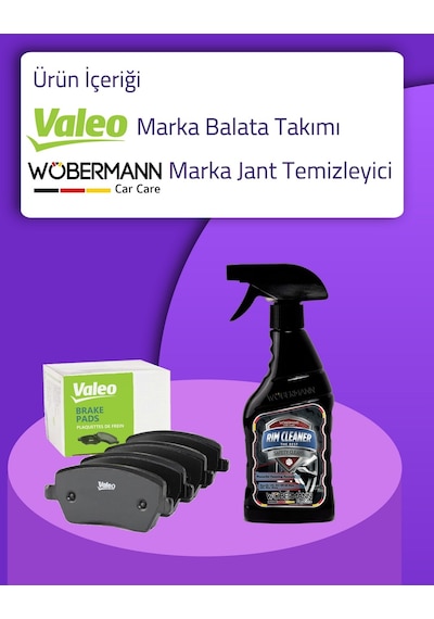 Renault Megane 2 2003-2010 Valeo Ön Fren Balatası