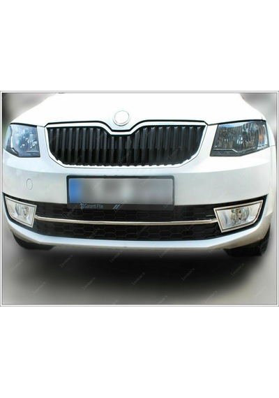 Skoda Octavia Krom Sis Çerçevesi 2 Parça 2012-2017 Arası P.Çelik