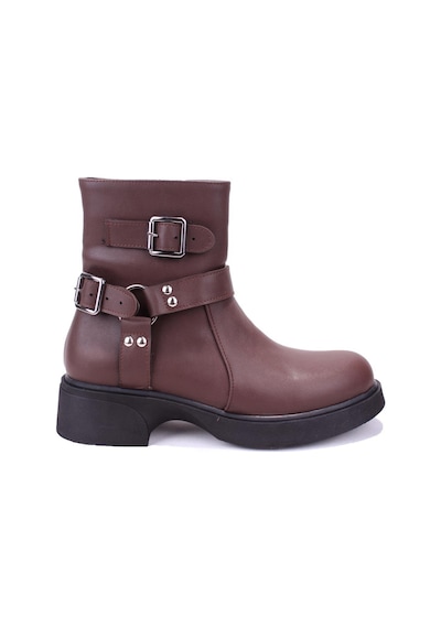 Dagoster Dza07-115307 Kahve Günlük Düz Taban Spor Kadın Bot 001