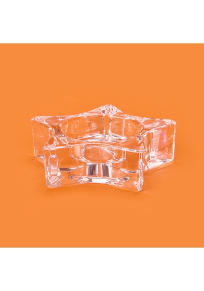 Deco Star Mumluk - Şeffaf - 6,8x3 Cm Çok Renkli
