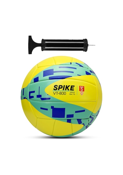 Telvesse Vt800 Spike Voleybol Topu Pompalı Yumuşak Doku Semi-pro İç-dış Mekan Soft Touch 300 G No:5 Açık Gri