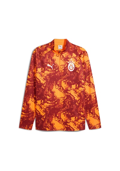 Gsstore Galatasaray Puma A Takım 1/4 Fermuarlı Uzun Kollu Antrenman Üst 78290101 Kırmızı