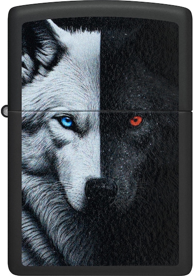 Zippo 218 Wolf Design Çakmak Çok Renkli