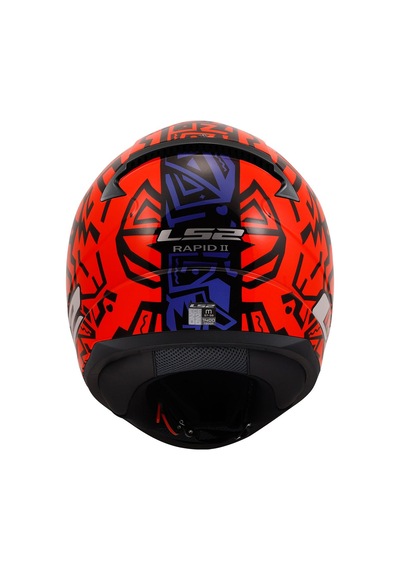 Kapalı Kask Ls2 Rapıd 2 Memphıs Kırmızı Mavi Orjinal Xl Çok Renkli