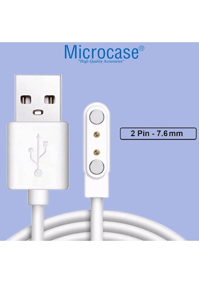 2 Pin 7.6Mm Konnektör Akıllı Saatler Için Manyetik Şarj - Al2749