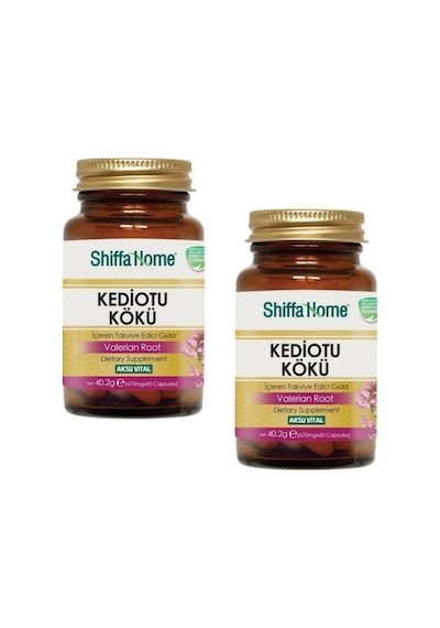 Aksu Vital Shiffa Home Valerian Root - Kediotu Kökü 60 Kapsül 2 Adet