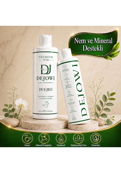 Dejowi V50 Premium Panthenol Destekli Nemlendirici Duş Jeli, 400 Ml, Gliserin Ve Panthenol B5 İçerikli Diğer