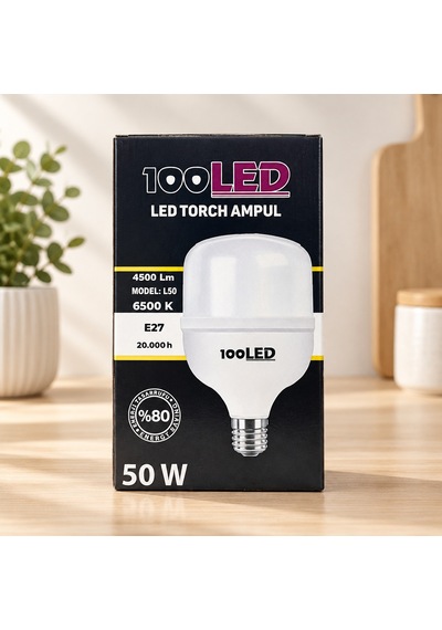 Led 50 W Led Ampul Çok renkli