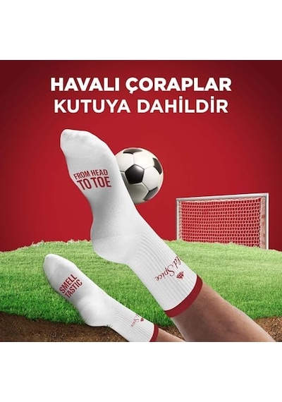 Footballer Hediye Seti: Deodorant Stick 50 Ml, Duşjeli 250 Ml Ve Çorap