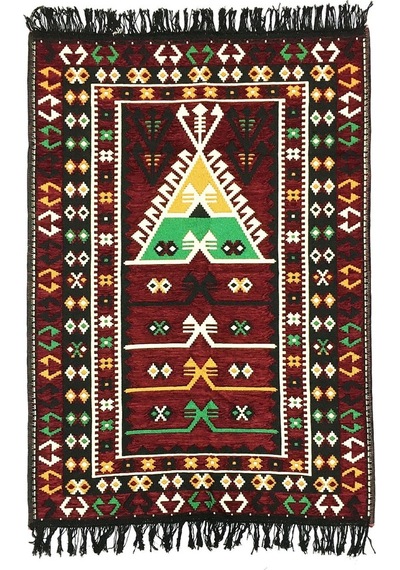Shark Anadolu Seccade Kilim 7 Bordo