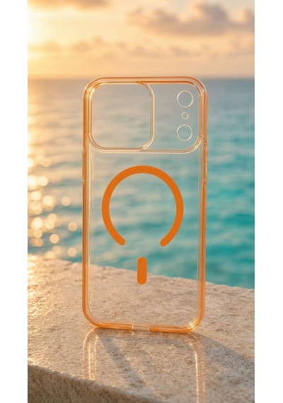 Apple Uyumlu Apple iPhone 17-18 Pro Max Güçlendirilmiş Magsafe Şarj Özellikli Sararmaz Kristal Sert Kapak Kılıf Ve Kırılmaz Ekran Koruyucu Turuncu Apple Uyumlu Apple iPhone 17-18 Pro Max Güçlendirilmiş Magsafe Şarj Özellikli Sararmaz Kristal Sert Kapak Kılıf Ve Kırılmaz Ekran Koruyucu Turuncu
